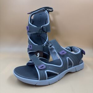 KHOMBU Evelyn Gray Casual Active Sandals Womens Size US 9 M New